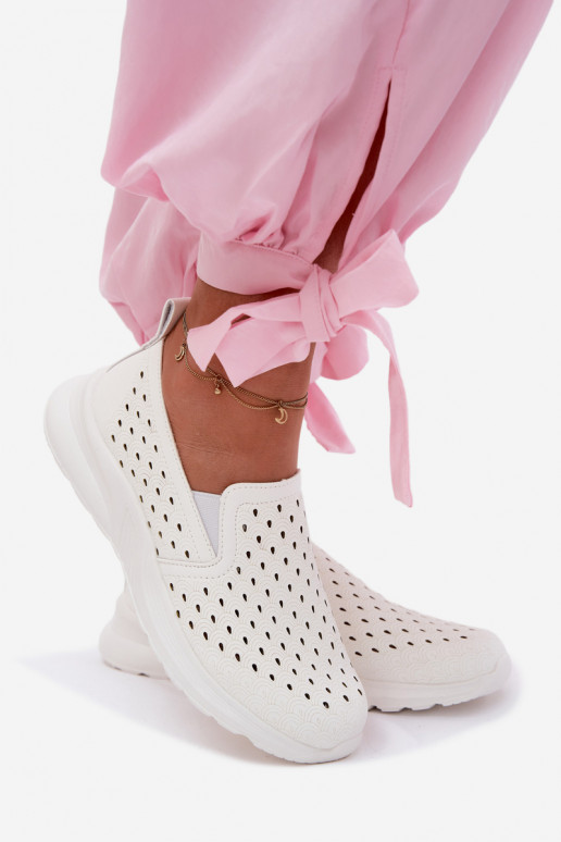 Ein überzeugendes Stilvollll mit durchbrochenen Elementen Schuhe FemininImitacji Skóry Zueiße Farbe Geressa