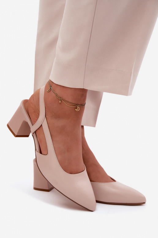 Damensandalen mit Absätzen Sergio Leone SK472 KremoZuy pinke Farbe