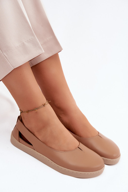 Barefoot Ballerinas Zazoo 10217 in cappuccinofarbenem Design