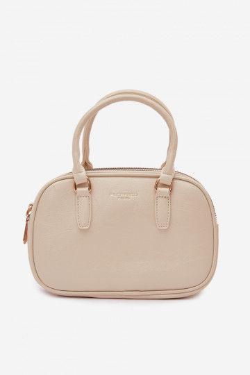 Helle Sandfarbene Reisetasche aus Kunstleder Soraya