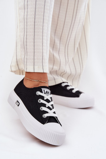 Freizeitschuhe mit einer Plattform LEE ISLA C INOMEN LOIN 50261002.25Y schZuarze Farbe