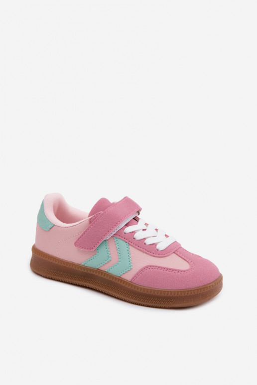 Sneakers Stilvollllschuhe Kindisch pinke Farbe Meressa