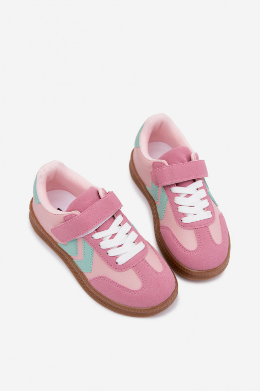 Sneakers Stilvollllschuhe Kindisch pinke Farbe Meressa