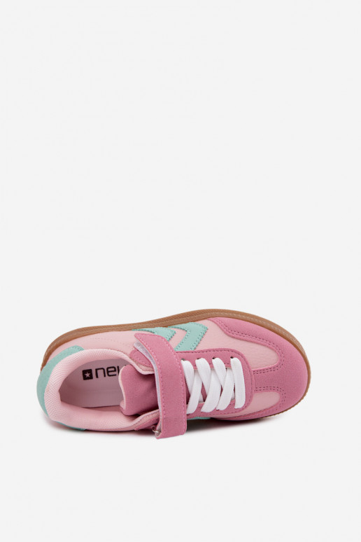 Sneakers Stilvollllschuhe Kindisch pinke Farbe Meressa