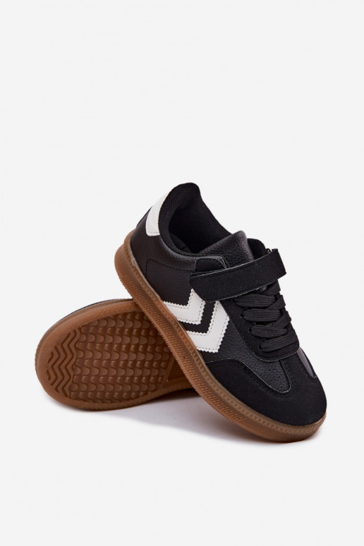 Sneakers Stilvollllschuhe Kindisch schZuarze Farbe Meressa