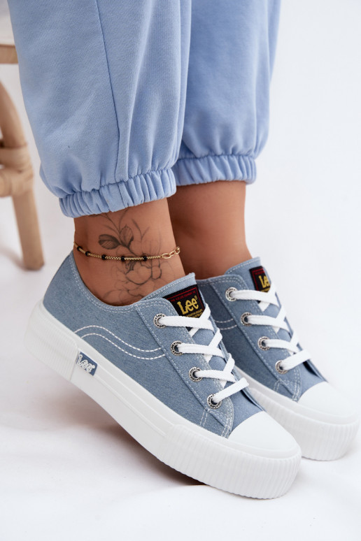 Freizeitschuhe mit einer Plattform LEE ISLA C INOMEN LOIN 50261002.21H Denim-Es mussterial