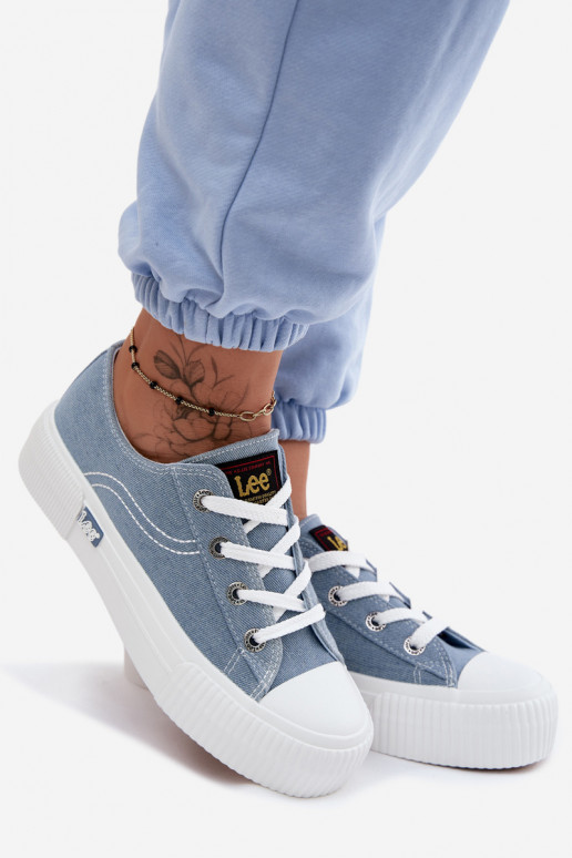 Freizeitschuhe mit einer Plattform LEE ISLA C INOMEN LOIN 50261002.21H Denim-Es mussterial