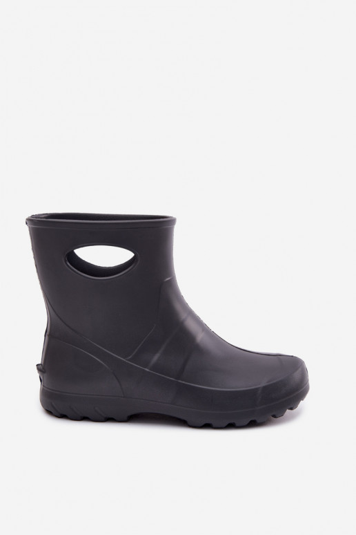 Herren wasserdichte Gummistiefel in grauer Farbe von LEMIGO GARDEN