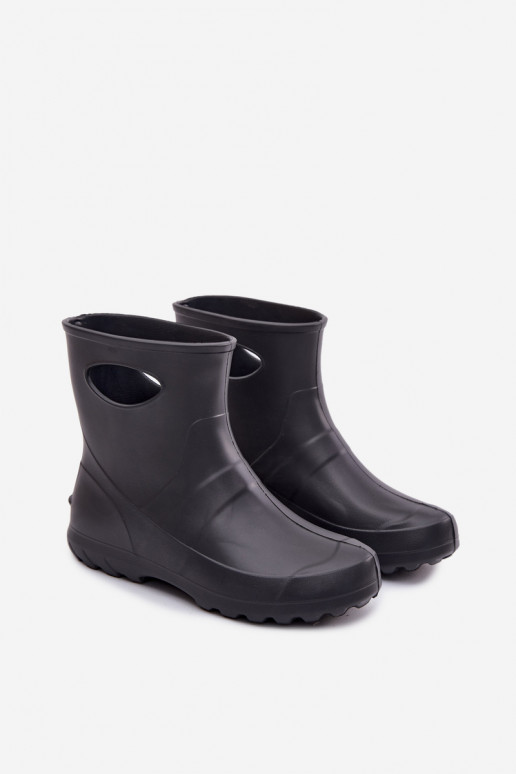 Herren wasserdichte Gummistiefel in grauer Farbe von LEMIGO GARDEN