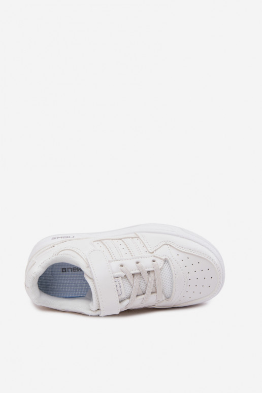 Kinder-Sneaker mit Klettverschlüssen in Weiß Neressa