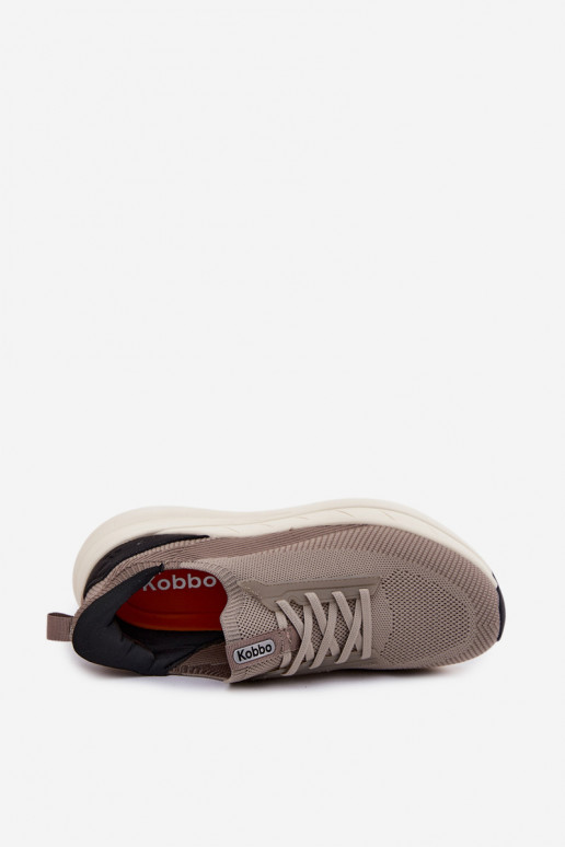 Turnschuhe für Männer  Sneakers Stilvollllschuhe Ein überzeugendes Stilvollll mit einer Plattform Kobbo 102421 Beige