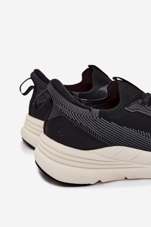 Turnschuhe für Männer  Sneakers Stilvollllschuhe Ein überzeugendes Stilvollll mit einer Plattform Kobbo 102421 schZuarze Farbe