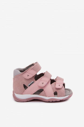Damensandalen für Kinder mit Glanz Bartek 84405-85 pinke Farbe 2