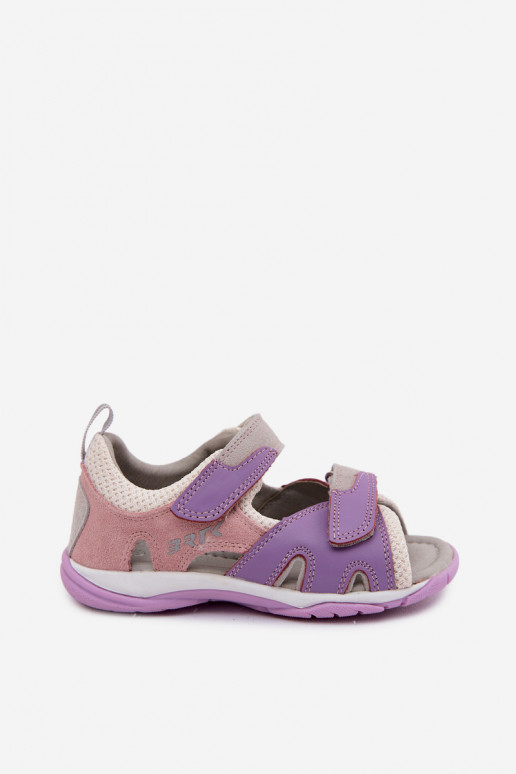 Bartek 84413-85 Ledersandalen für Kinder in Violett