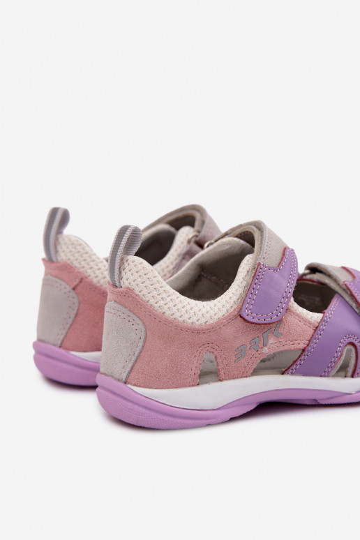 Bartek 84413-85 Ledersandalen für Kinder in Violett