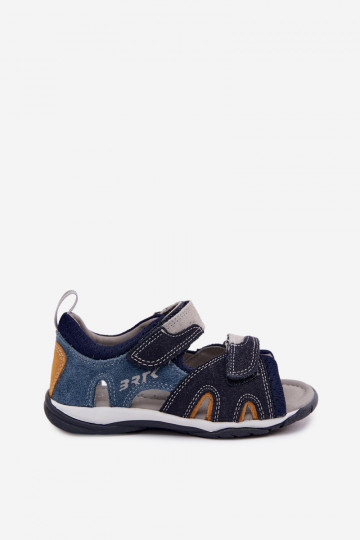 Sandalen für Jungs Haut Bartek 84413-68 Dunkelblau 2