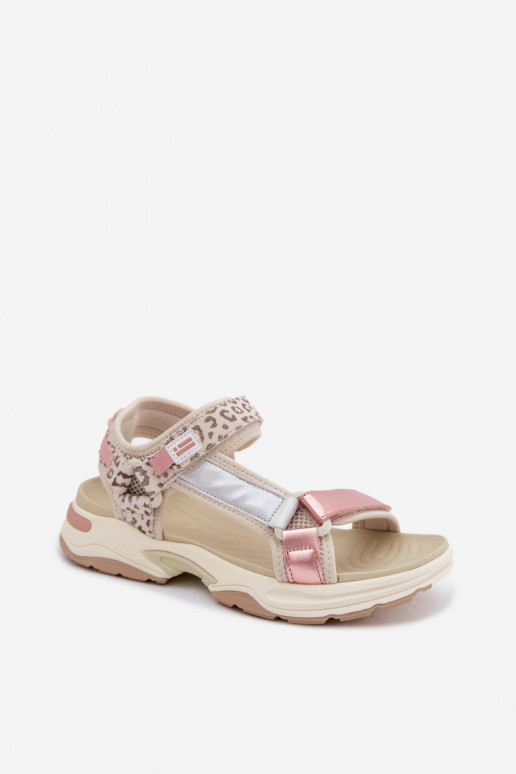 Damenledersandalen D.Franklin DFSH406006 pink