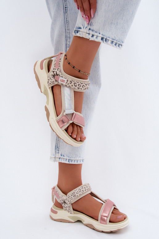 Damensandalen Haut D.Franklin DFSH406006 pinke Farbe