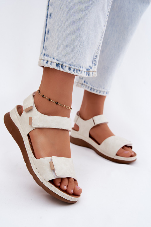 Damensandalen mit einer Plattform Zueiße Farbe Linora