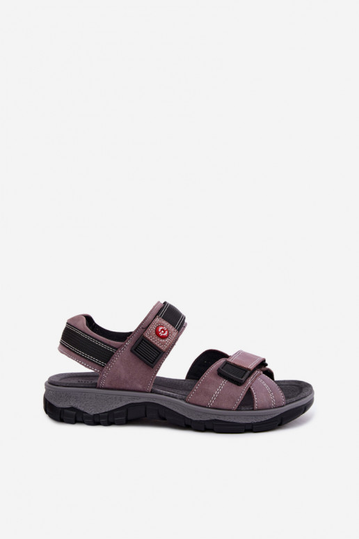 Haut INildledersandalen für Damen mit Klebeverschlüssen LaZuendoZue Blingy