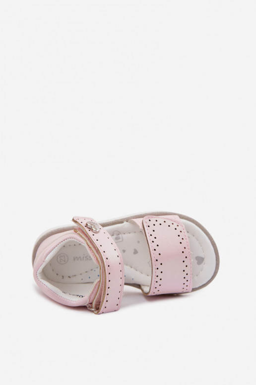 Kindersandalen für Kinder pinke Farbe Lemony