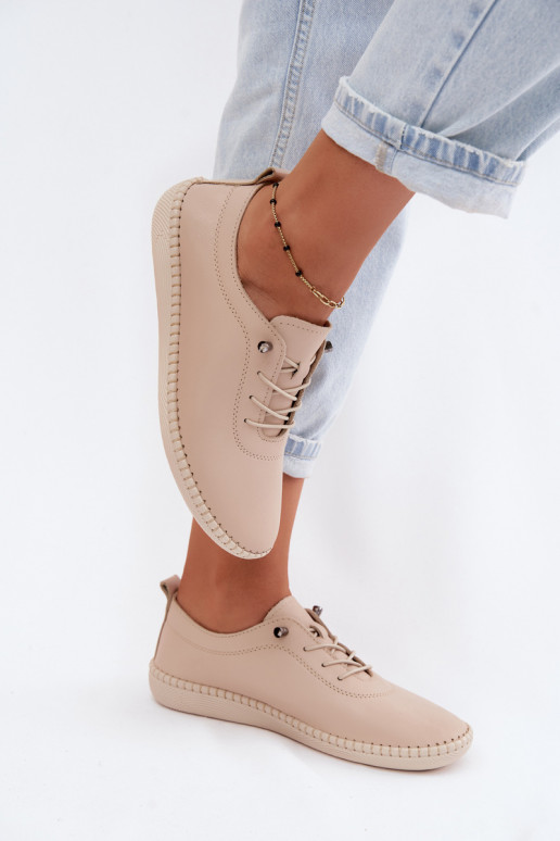 Haut Schuhe Feminin Artiker 58C3070 Beige