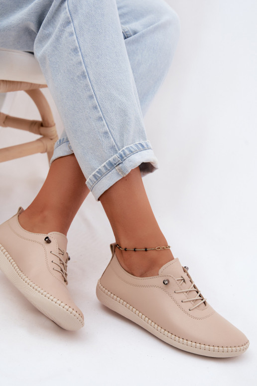 Haut Schuhe Feminin Artiker 58C3070 Beige