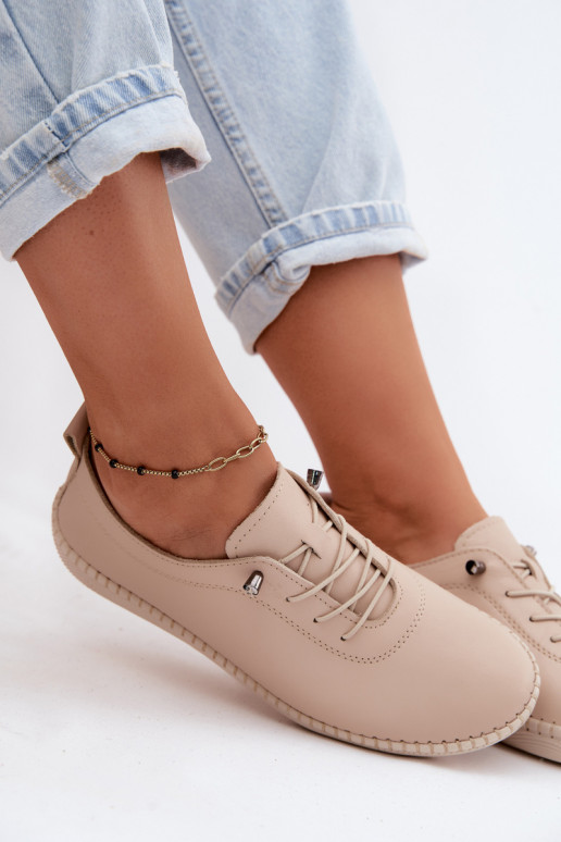 Haut Schuhe Feminin Artiker 58C3070 Beige