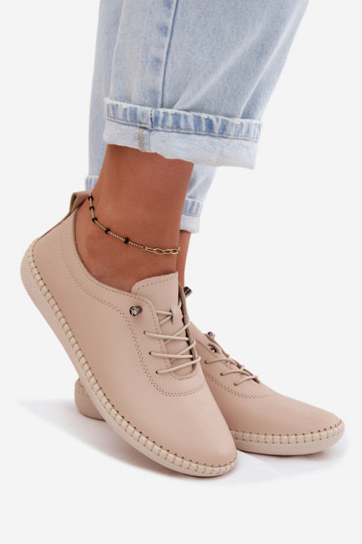 Haut Schuhe Feminin Artiker 58C3070 Beige
