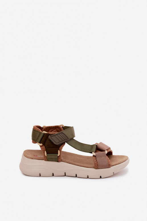 Sportlicher Stil Damensandalen Artiker 58C1232 grüne Farbe