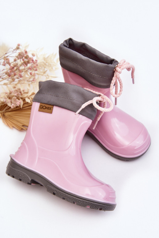Kinder Gummistiefel in Rosa GoKids KIMMY 951