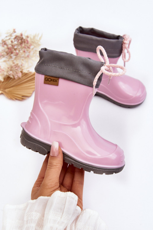 Gummistiefel Kindisch KIMMY pinke Farbe GoKids 951