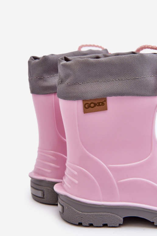 Kinder Gummistiefel in Rosa GoKids KIMMY 951