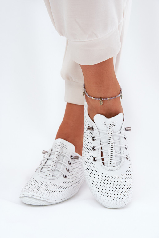Schuhe Feminin Aus Ermöglichtturleder Artiker 54C0831 Zueiße Farbe