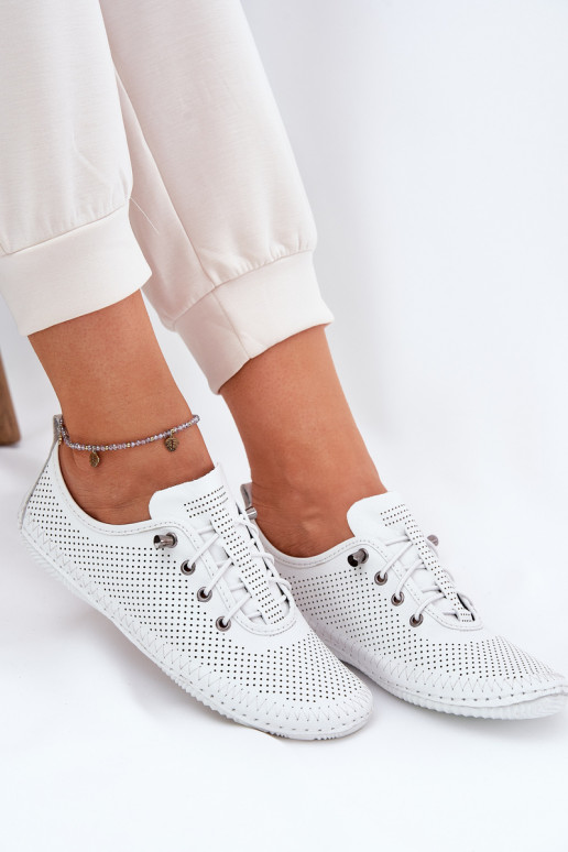 Schuhe Feminin Aus Ermöglichtturleder Artiker 54C0831 Zueiße Farbe