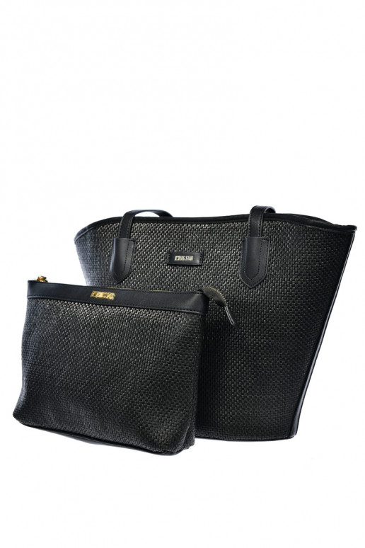 Handtasche/Tasche mit Kosmetiktäschchen Big Star RR574071 schwarz
