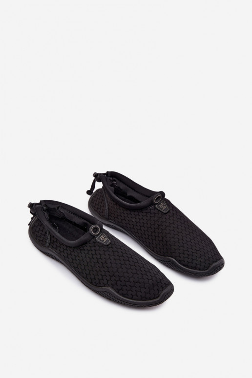 Schwarze Herren wasserdichte Schuhe PROINATER PRO-26-48-127M
