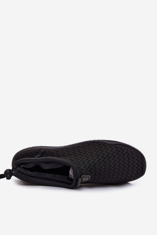 Schwarze Herren wasserdichte Schuhe PROINATER PRO-26-48-127M