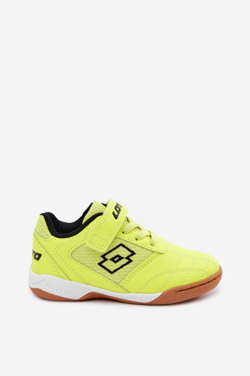 Neon-gelbe Kindersportschuhe LOTTO INHIZZER 2600120K 2