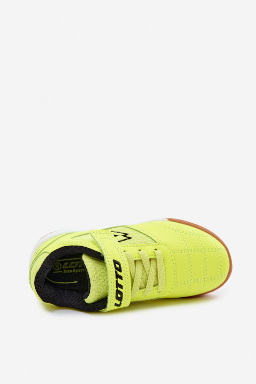 Neon-gelbe Kindersportschuhe LOTTO INHIZZER 2600120K