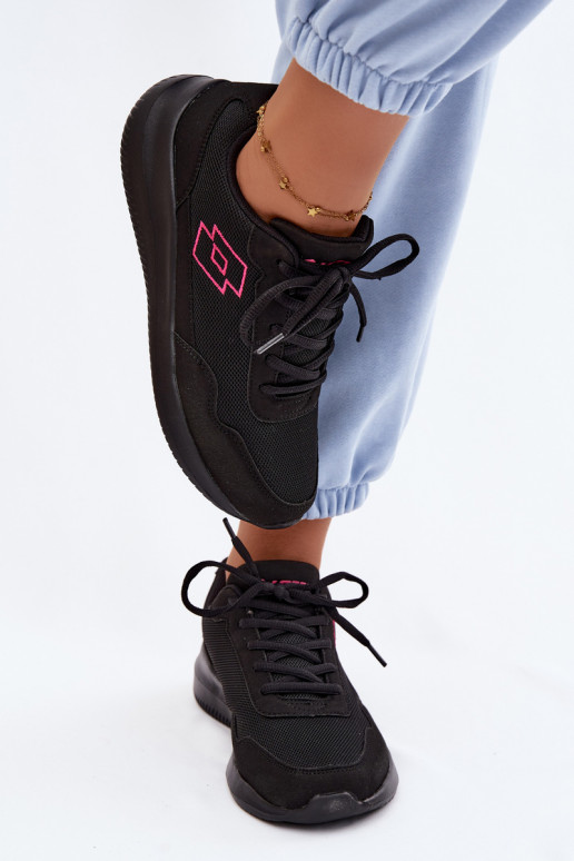 Unisex Sportschuhe LOTTO CONNECT 2400001 schwarze Farbe