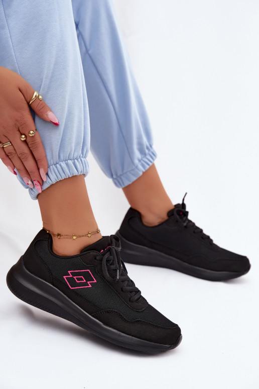 Unisex Sportschuhe LOTTO CONNECT 2400001 schwarze Farbe