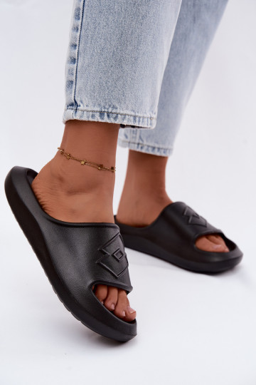 Hausschuhe Leichte Hausschuhe Feminin LOTTO SLAY 2400471U schZuarze Farbe 2