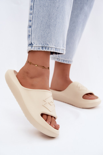 Damen leichte Slipper LOTTO SLAY 2400471U sandfarbe