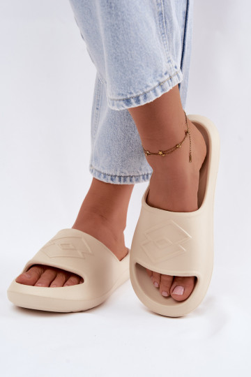 Hausschuhe Leichte Hausschuhe Feminin LOTTO SLAY 2400471U Beige 2