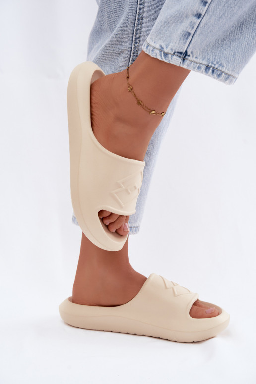 Damen leichte Slipper LOTTO SLAY 2400471U sandfarbe