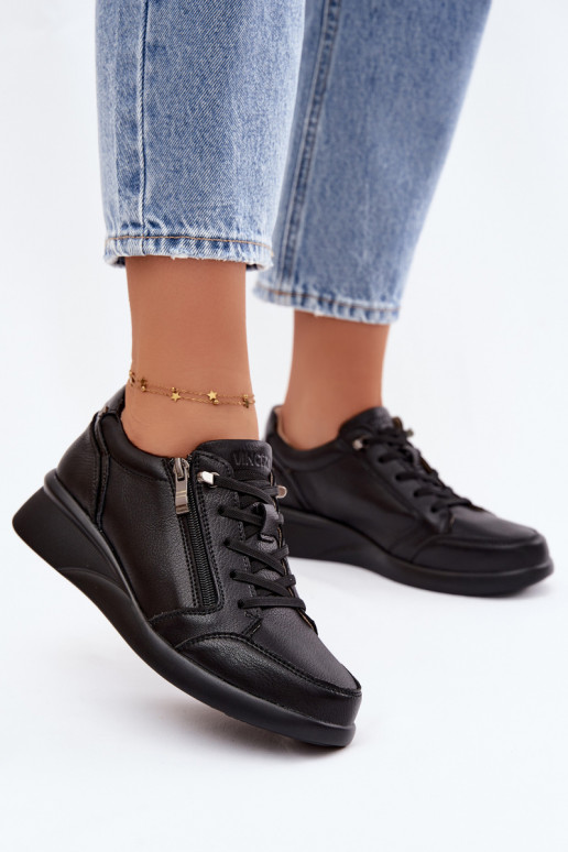 Damen-Sneaker mit Plattform Vinceza 79644 schwarze Farbe