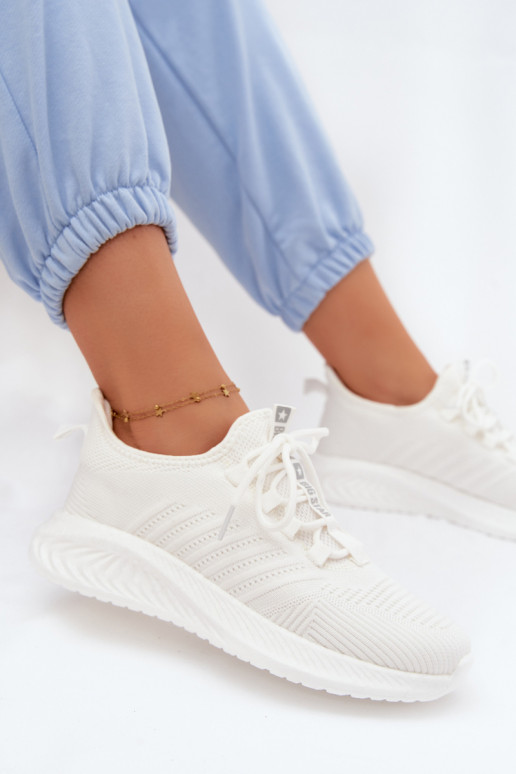 Slipper-Sportliche Schuhe für Damen Big Star UU274056 in weißer Farbe