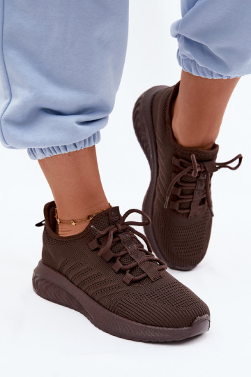 Slipper-Sportliche Schuhe für Damen Big Star UU274055 in Schokoladenfarbe