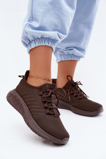 Slipper-Sportliche Schuhe für Damen Big Star UU274055 in Schokoladenfarbe 2